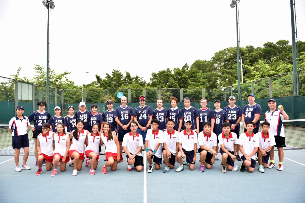 10.10.2015 Adults vs Students Tennis