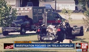 Fatal Tesla Car Crash- Joshua Brown Killed Image From: http://gas2.org/2016/07/02/new-details-fatal-tesla-crash-emerge/