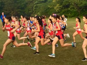 Girls Team at the start