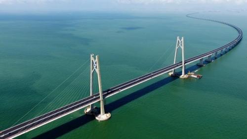 October. The world's longest bridge that connects Zhuhai, Macau, and Hong Kong finally opens. 
